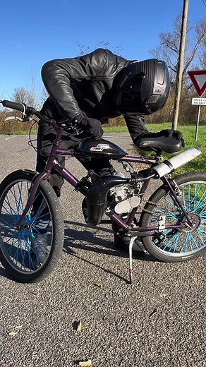 85cc Menace Motorised Bike Testing with 36 Sprocket