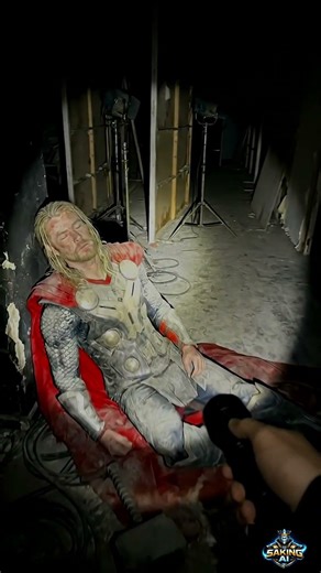 Abandoned Thor Found in Dark Studio… What Happened Here? 😨⚡