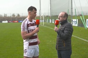 🎙️ Slaughtneil’s Shane McGuigan spoke to Alan Gunn for #WeAreDerry after his side secured an unprecedented 12th Derry SHC title in a row with victory over Banagher 🏆 | Derry GAA