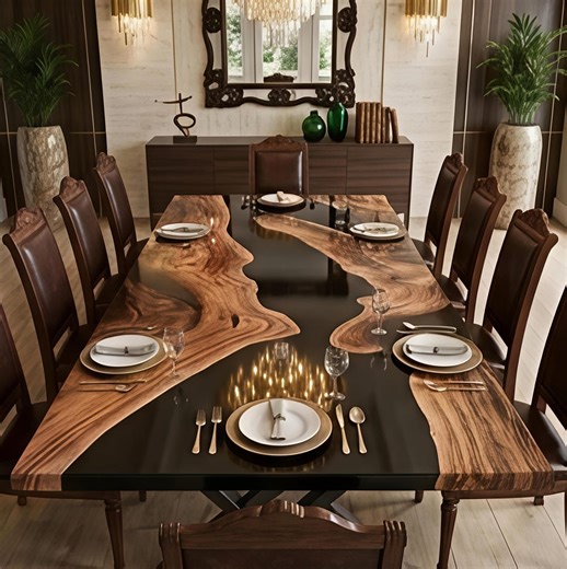 Epoxy Resin Dining Table, Epoxy Table, Epoxy Table Top, Epoxy Dining Table. Epoxy Wood Table. Epoxy Table Top, Dining Room Table - Etsy UK