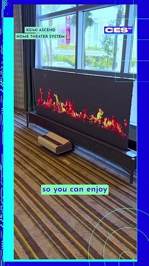 A 100in Home Theater System That Rolls Out of a Soundbar? That's the XGIMI Ascend | CES 2025