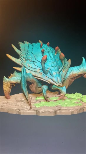 This alien crab needs his goop! #alien #zbrush #videogames #fantasy