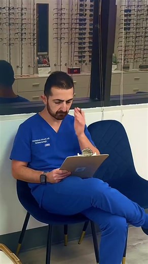 can usually tell when someone has binocular vision dysfunction before the exam even starts