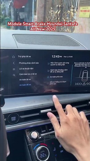 Module Smart Brake Hyundai Santafe All New 2025 - Lưu Lại Các Cài Đặt Adas Phanh Khẩn Cấp .