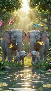 Baby Elephants Having Fun in the Pond! 🐘💦😂