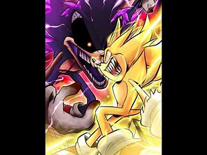 SSF2 Mod Battle: Fleetway Super Sonic V3 Vs Lord X (Normally)