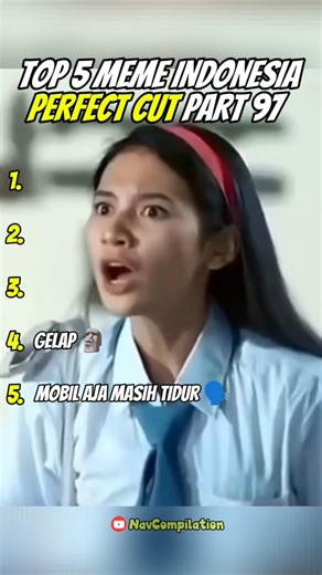 Top 5 Meme Indonesia Perfect Cut pt.97 🗿 #youtubeshorts #shorts #shortslucu #viral #fyp