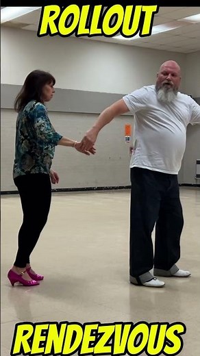 Advanced jive dance move: Rollout Rendezvous