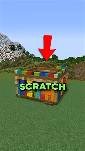 3 AIs COPY Minecraft From Scratch! #shorts