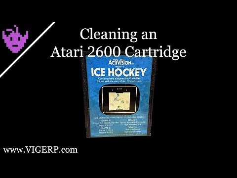 Cleaning an Atari 2600 game