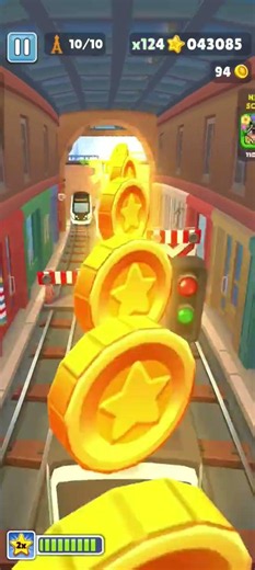 Wait For end 😱Pink 🐰3173 SUBWAY SURFERS World tour Paris shorts #shortsfeed #subwaysurfers