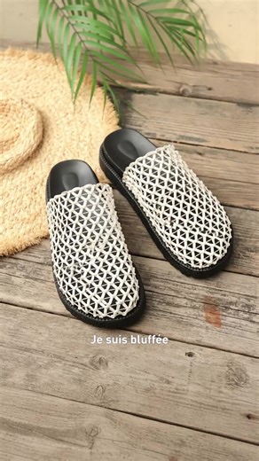 Sandales pour femmes ajourées avec tressage et semelle épaisse, claquettes d’été en maille respirante, chaussures décontractées pour l’extérieur, la plage et les trajets, chaussures confortables #heels #swimsuit #stephanshoes #shaleyashoes #sneakersaddictfr #swimwearbusiness #soccercleats #sneakerauction #summersale #shoesforwomen