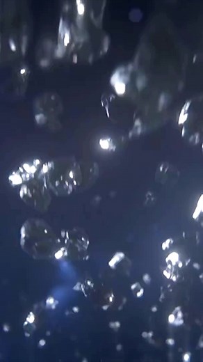 💎🪐 Did you know that it can rain diamonds on other planets? The gas giant planets (Jupiter, Saturn, Uranus, and Neptune) all have dense atmospheres where diamonds can form. This occurs when crushing forces within the dense atmospheres come into contact with elemental carbon in the form of graphite or soot. Growing diamonds may fall further into the atmosphere. Diamonds can melt into liquid at severe temperatures and pressures in the lowest regions of Saturn and Jupiter, creating diamond