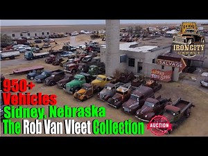 Rob Van Vleet 950+ unrestored antique car and truck collection. Kraupies Auction Sidney, Nebraska!