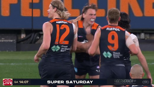 Matt Carroll kicks his first AFL goal at a crucial time for the Blues 👏 | AFL