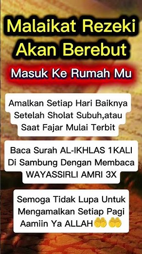 Semoga bermanfaat#tips #doa#fyp