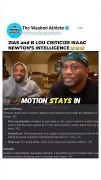 ZIAS AND BLOU vs ISAAC NEWTON 😳 #shorts