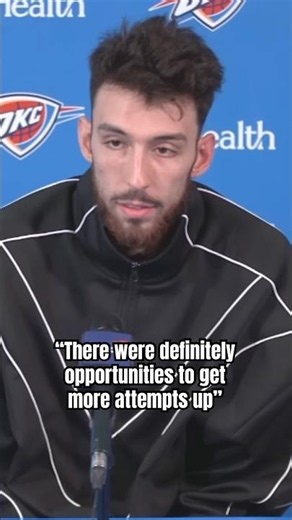 Chet on why he didn’t shoot much in WCF 👀