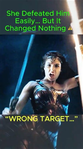 She won the fight… but lost the truth. ⚠️ 🔥 || Wonder Woman 2017