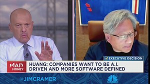 Watch Jim Cramer's full interview with Nvidia CEO Jensen Huang