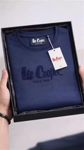 Lee Cooper T-shirt Logo Type Navy on Navy TS04 #bismillah #fyp
