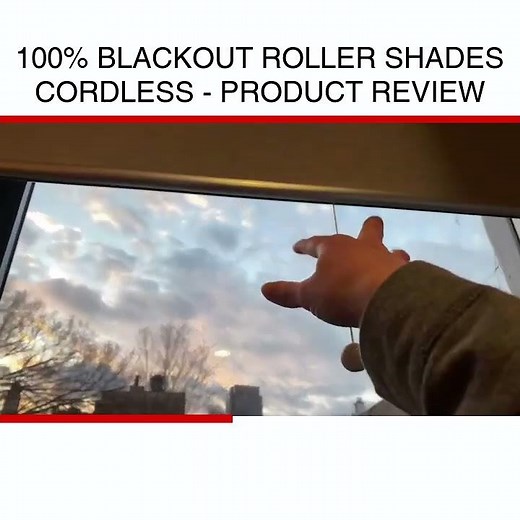 100% Blackout Roller Shades Cordless - Product Review