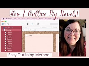 Easy Novel Outlining Method! (For Scrivener or other writing programs)