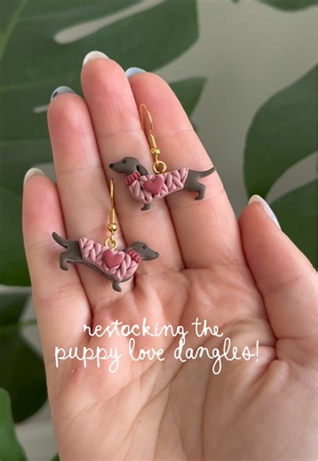 Puppy Love Dangles: Adorable Earrings Restocked!