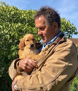 Monty Don's adorable new puppy, Ned, makes Gardeners' World debut