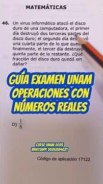 ✅ Solve operations with real numbers like this | UNAM Mathematics Exam