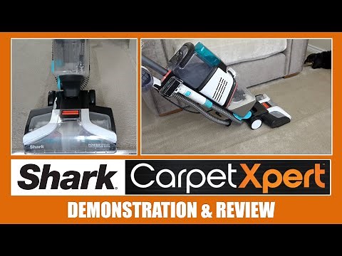 Shark CarpetXpert With Stain Striker Carpet Washer Demonstration