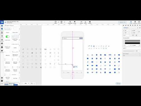 Moqups Wireframe example