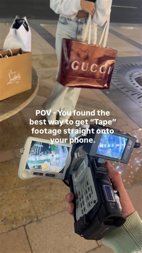 Matty MJ | Dubai 🇦🇪 Videographer on Instagram: "Honestly I’d prefer not to admit that it took me many months to find the most effective way to do this 📹 We all love that nostalgic 90’s style you see all over Instagram let’s be honest 🤷🏻‍♂️ Usually with Mini DV’s/ VHS cameras it’s a long process to get your footage onto your computer to edit. (Recording tapes externally so you end up with 1 big timeline, or recording to SD with faulty wires mean corrupt footage - you get the point…) I’ve tri