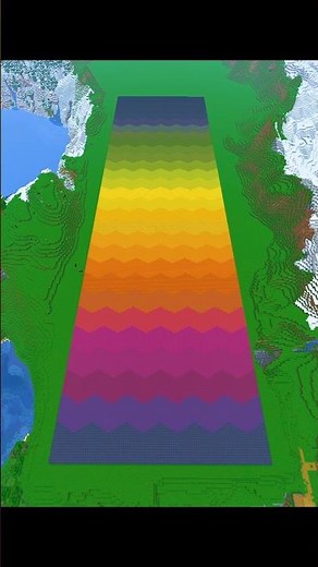 Minecraft Dark Purple to Crimson to Orange to Yellow to Green to Black Gradient