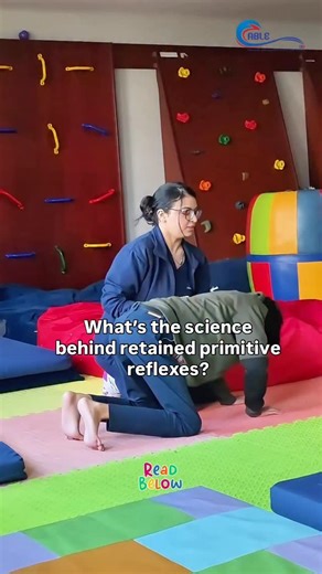 ABLE UK on Instagram: "In this video, the child is completing targeted exercises to support integration of a retained 🌟 STNR 🌟(Symmetrical Tonic Neck Reflex). STNR is a primitive reflex that normally integrates as a child develops - but when it remains active beyond the expected age, it can interfere with functional skills and body control. The STNR helps the infant coordinate upper and lower body movements during crawling. As the central nervous system matures, STNR should integrate to allow