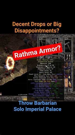 FINAL BOSS DOWN! 🏆 Larzuk's Puzzlebox & Rathma Armor Drop! #projectdiablo2 #shorts