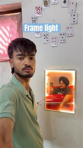 🤯Making Frame light Using strip light white #shorts