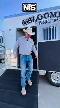 STUNNING NEW 2025 Bloomer 6 Horse Side Load Gooseneck Trailer with a 14'9" Outlaw Conversions LQ!