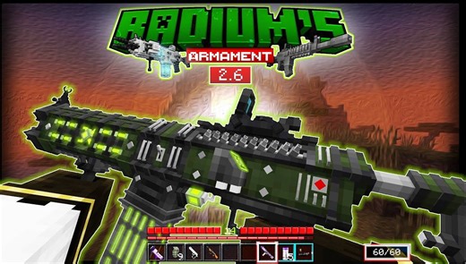 Radium's Armament v2.6 [Minecraft Bedrock/MCPE]