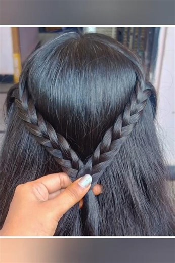 Simple Amazing Unique Hairstyle Tutorial #hairstyles #hairstyle #trending #nirmalahairstyles #hair