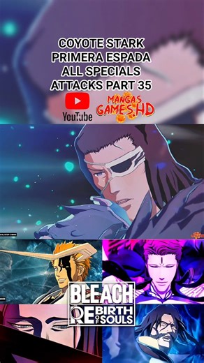 Stark Coyote Primera Espada All Specials Attacks - BLEACH Rebirth of Souls #short #stark #shorts #fy