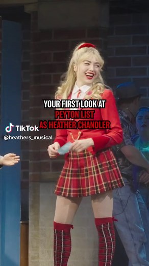 Introducing Peyton List as Heather Chandler! How very ❤️ #Heathers #HeatherstheMusical