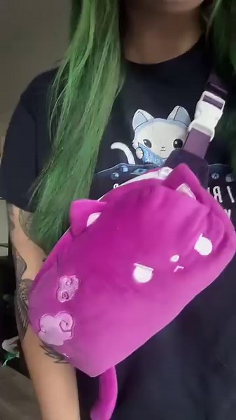 1.9K views · 46 reactions | Bring games with you on the go with a Plushie Fanny Pack!  TeeTurtle Plushiverse https://teeturtle.com/collections/plushie-fanny-packs ____________________ #plushiverse #teeturtle #plushie #plushies #fannypack #crossbodybag #travel #accessories #plushiefannypack #cute #kawaii #love #need #musthave #fun | TeeTurtle | Facebook