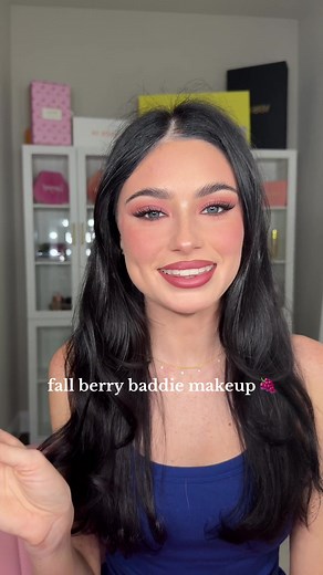 Fall Berry Baddie Makeup Tutorial for Glam Looks