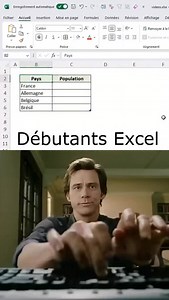 Et si je te disais qu’Excel reconnaît les villes et les données qui vont avec ? Plus besoin de fouiller sur Google pour trouver la capitale ou la population : en un clic, Excel te sort l’info. Oui, oui… c’est une vraie fonction, pas un bouton caché qu’on aurait oublié de te présenter. Tu l’avais déjà testée ou tu découvres complètement le truc ? 👍 Like si tu veux qu’on plonge ensemble dans d’autres fonctions “cachées”, et envoie ça à ton collègue accro à la géo ! #campusexcel #formationexcel #a