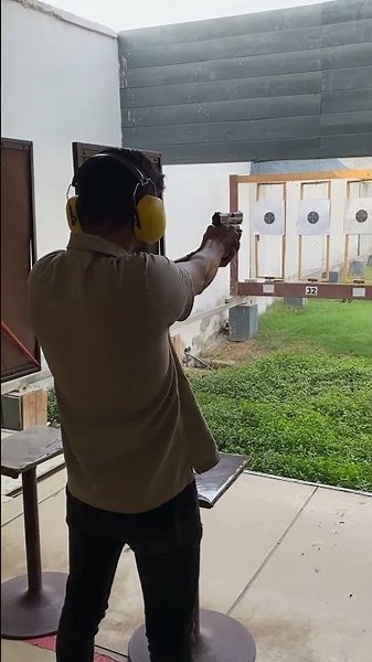 Canik tp9 SF Elite Pistol recoil and accuracy check at Shooting Range #foryou #caniktp9 #9mmgun