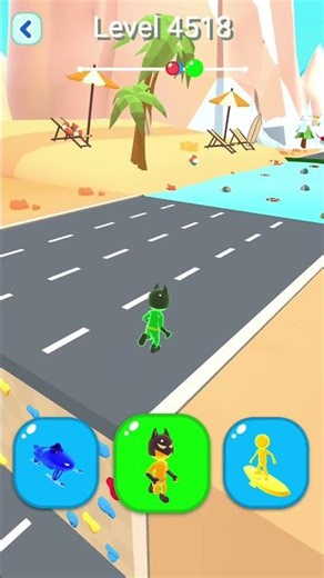 Shape shifting2 game level #4518 hyper casual game #shapeshifting #gameplay #gaming #shortvideo...