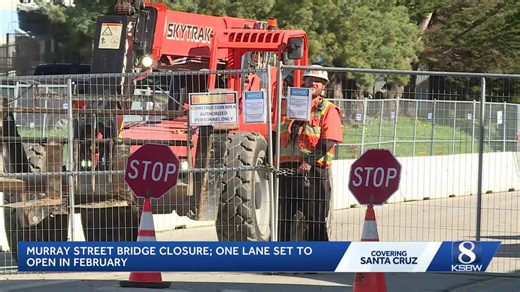 Murray Street Bridge closure hits Santa Cruz businesses; one lane to reopen in February