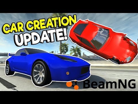 BUILDING & CRASHING MY OWN SPORTS CAR! - BeamNG Drive Gameplay - Automation Car Creator Update