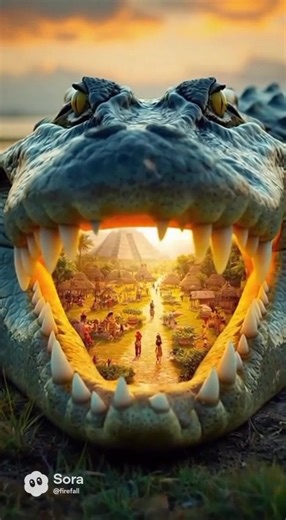 Into the Caiman#nature #ai #scifi